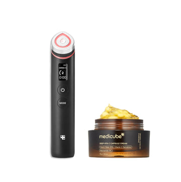 K-Viral Duo for Uneven Skin Tone: Age-R Booster Pro | 6-in-1 Real Glass Glow Device